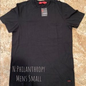 NEW MENS SMALL N:philanthropy black top
Size Small
